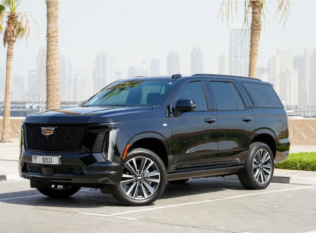 Luxury Cadillac Escalade (2025) chauffeur service in Dubai