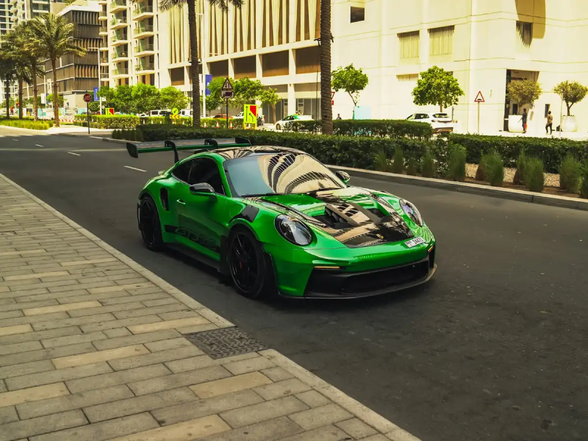 New Porsche 911 GT3 RS available for rent and hire in Dubai